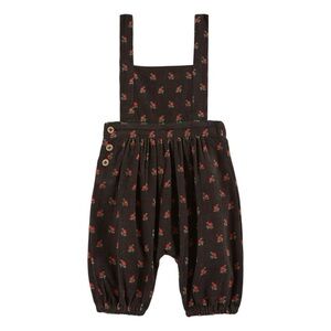 Emile et Ida Salopette Poppy Noir Jumpsuit